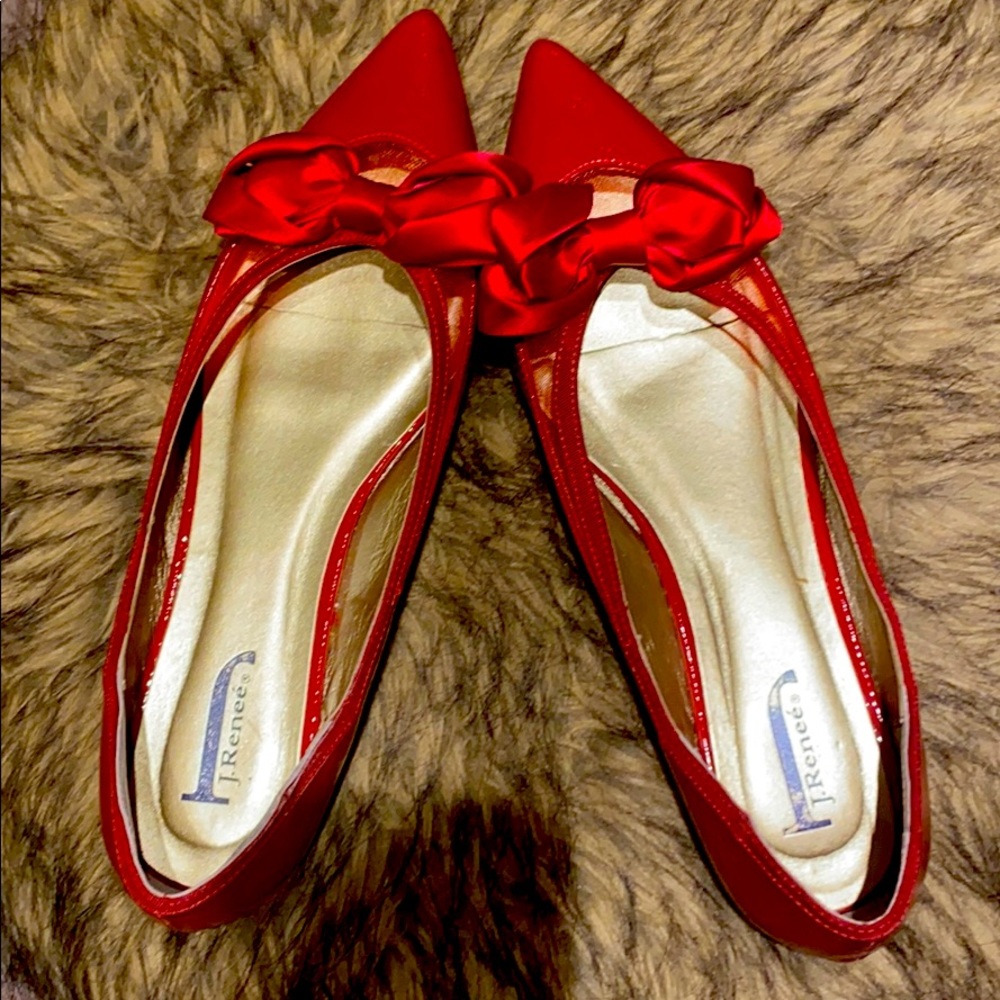 J. Renee “There’s no place like home” Red flats